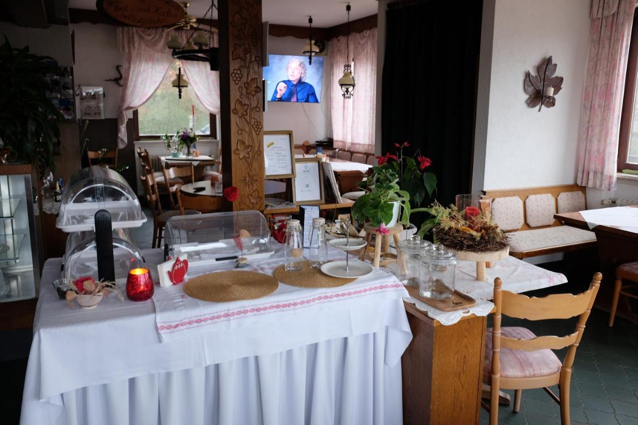 Cafe Pension Sonnenkanzel Staatsbad Bruckenau Ngoại thất bức ảnh