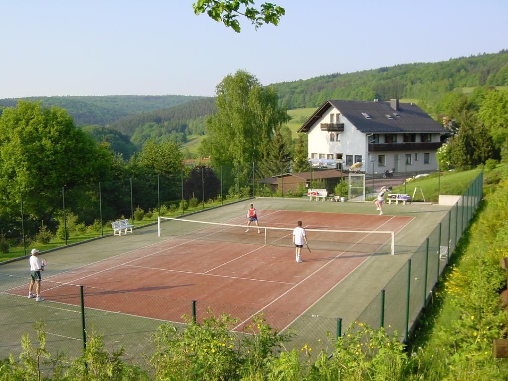 Cafe Pension Sonnenkanzel Staatsbad Bruckenau Ngoại thất bức ảnh